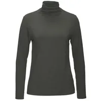 LASCANA Stehkragenshirt Damen graugrün Gr.36/38