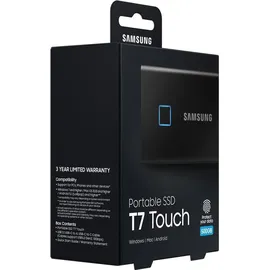 Samsung Portable T7 Touch 500 GB USB 3.2 schwarz