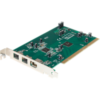 Startech StarTech.com 3-Port-2b 1a PCI 1394b-FireWire-Adapter Karte mit DV-Schnittprogramm