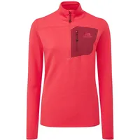 Mountain Equipment Damen Lumiko Zip Longsleeve (Größe XS, rot)