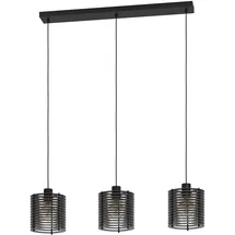 EGLO Segovia 3-flg. 88 cm länglich schwarz