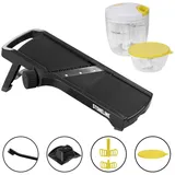 STONELINE Küchenhelfer-Set: Gemüseschneider & Multizerkleinerer in Schwarz – Gr.: onesize