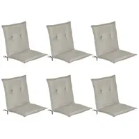 Beautissu Niederlehner Auflage Loft NL 100x50x6cm Hellgrau