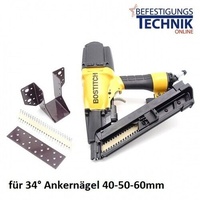 Bostitch Bostitch, Tacker + Nagelpistole, MCN250-E 40-50-60 mm Druckluft