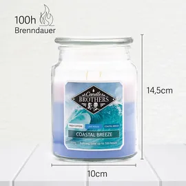 Candle BROTHERS Coastal Breeze Duftkerze 510 g blau
