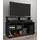 VCM Balansia TV-Lowboard 90 x 36 x 59 cm Schwarz Glas/Holz/Holzwerkstoff