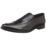 CLARKS Howard Edge Slipper Black Leather, 44 EU