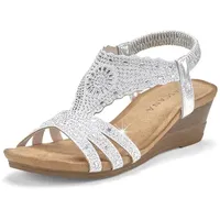 LASCANA Sommerschuh Damen Silber 38