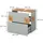 Vicco Waschbeckenunterschrank Eden 2 Schubladen 70 x 64,5 x 37 cm Grau