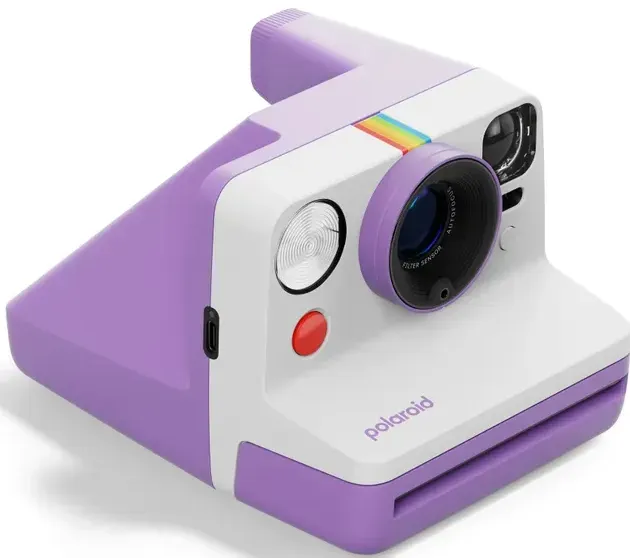 POLAROID Now Generation 3 Sofortbild kamera violett Kit mit 8 Filmen