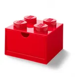 nhg gmbh LEGO Schreibtischschublade 4-tlg. rot