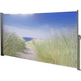 Garden Pleasure Seitenmarkise 160 x 300 cm grau Aluminium