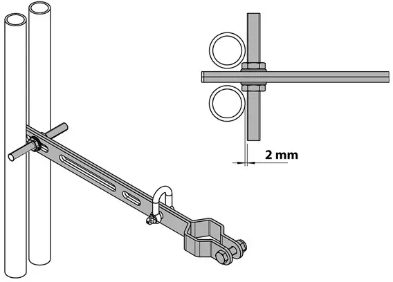 Jung Pumpen M-Zubehör Sicherungshebel C2 JP50179