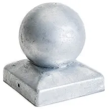 Trendline Pfostenkappe 90 x 90 mm Silber/Stahl