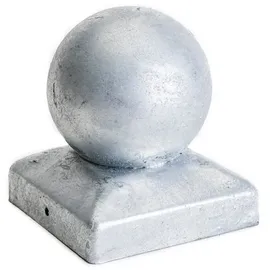 Trendline Pfostenkappe 90 x 90 mm Silber/Stahl