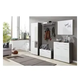 VCM LineGD Garderobe Paneel 80 x 2 x 0 cm silber