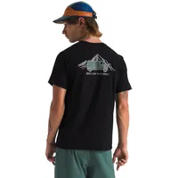 The North Face NF0A8C1ZJK3 M SS Outdoor Graphic Tee T-Shirt Herren TNF Black Größe XL