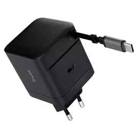 Trust Maxo USB-C PD 65W mit 65 W und einziehbarem Ladekabel,