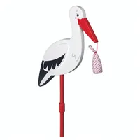 GoKi Blumenstecker Storch mit Babytuch