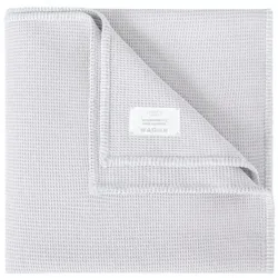 Cradle Studio Wohn- & Kuscheldecke Piqué Oversize Decken & Kissen   Silber 