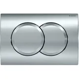 Geberit Delta01 - für Doppelspülung: Hochglanzverchromt.