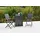Merxx Paxos Set 3-tlg. 2 Klappsessel Balkonklapptisch Aluminium/Textil/Akazie