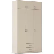 Rauch Wäscheschrank GAMMA 136 x 248 x 57 cm Beige