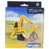 Bruder Heckbagger mit Greifer (02338)