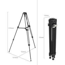 SmallRig 4164 FreeBlazer Heavy-Duty Stativ aus Aluminiumlegierung