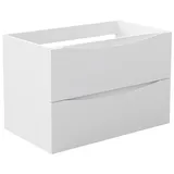 duschspa Waschtisch Unterschrank Waschtischunterschrank Waschbeckenunterschrank Badschrank, 50-120cm Hängeschrank, Matt / Hochglanz 79 cm x 52 cm x 46.3 cm