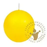 Kugelkerzen Kugelkerze 80 mm 2 St. zitrone