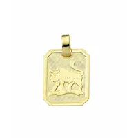 Kettenanhänger ADELIA ́S "Damen & Herren 333 Gold Sternzeichen Anhänger Stier", gold, Schmuckanhänger, Damen, Damen, Stier, Gelbgold 333 Gold, Gelbgold 333, Gold, Kettenanhänger, Goldschmuck für Damen & Herren