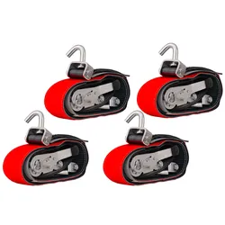 4er Set HEFFA CARLINE 130 Anhänger Transportgurte, Radsicherungsgurte 2,8m/50mm/5t VDI 2700