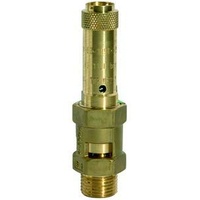 Riegler Sicherheitsventil, Messing, G 1 1/2, Ansprechdruck 2,2 bar