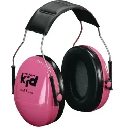 3M Kapselgehörschutz Peltor KID KIDR , Farbe: neon-rosa