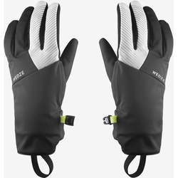Handschuhe Langlauf Kinder warm - 100, grau|schwarz, Gr. 152 - 12 Jahre