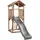 Axi Spielturm Beach Tower Braun mit grauer Rutsche