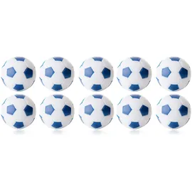 Kübler Sport Tischfußball Kickerbälle, farbig, 10er-Set, Weiß / Blau - Weiß / Blau