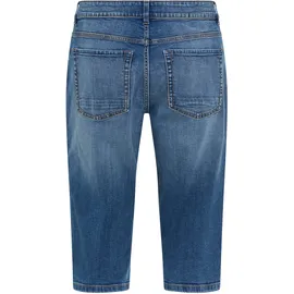 man's world plus "Große Größen", Herren, Gr. 66, N-Gr, blau (medium blau used), Denim/Jeans, Obermaterial: 98% Baumwolle, 2% Elasthan, unifarben, regular fit kniefrei, Jeans, gerade geschnittenes Bein, normale Leibhöhe, Regular-Fit