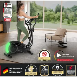 Sportstech Crosstrainer CX700 | 24 Widerstandsstufen | LCD-Display | Profi - Schwarz