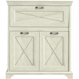 Forte Kashmir 123 x 143,3 x 48,2 cm Pinie Weiß