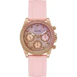 GUESS GW0032L4 Damenuhr Sparkling Pink Multifunktion Roségoldfarben