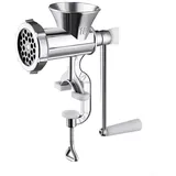 Manueller Fleischwolf, manueller Fleischwolf und Wurstfüller, Handkurbel, Fleischwolf, zum Zerkleinern von Schweinefleisch, Rind, Fisch, Huhn (L)