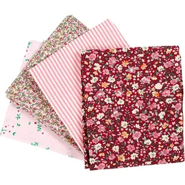 Creativ Company Patchwork-Stoff 4 St. 100 g Rosa