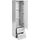 Saphir Quickset Badschrank 35 x 136,1 x 33 cm Weiß