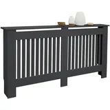 ML-Design Heizkörperverkleidung Landhausstil 152x19x82 cm Anthrazit
