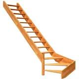 DOLLE Wangentreppe Paris 1/4 gewendelt ohne Setzstufen Buche FSC