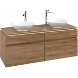 Villeroy & Boch Legato Waschtischunterschrank für zwei Waschbecken | 4 Auszüge | Breite 1400 mm##Ohne Für Collaro (560 x .. B59200RH