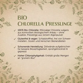 Erdling Chlorella Presslinge Bio Algen Erdling