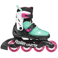 Rollerblade Microblade XT (Rollen: 72mm/80A, Kugellager: SG5) schwarz/mint/pink Mädchen